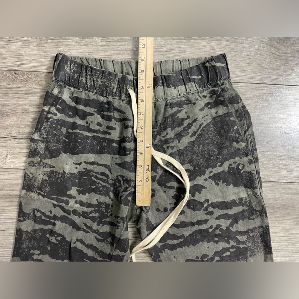 Enza‎ Costa Linen Pant Army Color Sz 0 NWT - Picture 4 of 7